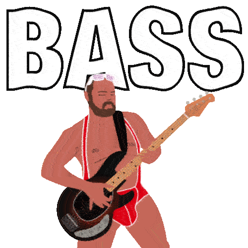 Guitar Funk Sticker
