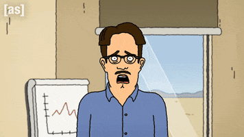 Nervous Fear GIF by Adult Swim