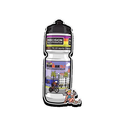 Bottle Ironman Sticker by PF&H