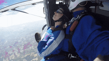 AlbatrosFallschirmsport sun hamburg skydive tandem GIF