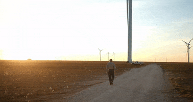 BantamCommunications texas sunset farmer windmill GIF