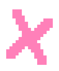 Pixel Pink Sticker