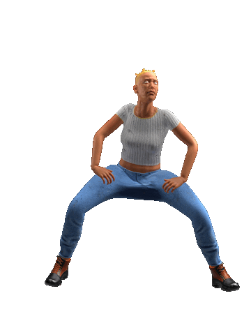 3D Happy Dance Sticker by Beggars France