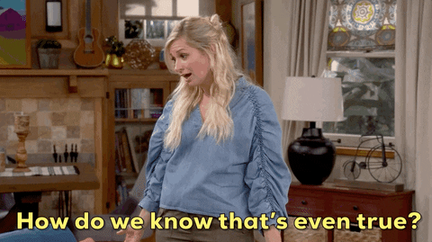 Beth Behrs Fake News GIF by CBS - Find & Share on GIPHY