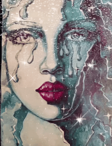 Sad Rain GIF by Maryanne Chisholm - MCArtist