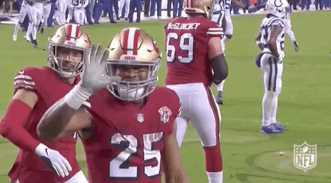 Waving San Francisco 49Ers GIF by NFL - Find & Share on GIPHY