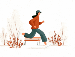 Run Hiking GIF by Brzzy