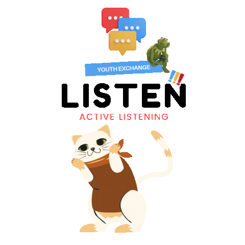 Communication Listen Sticker by ARCAS Puglia