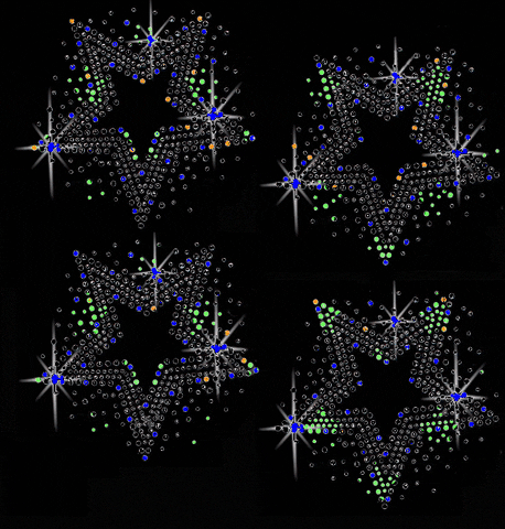 stars sparkling GIF by Re Modernist
