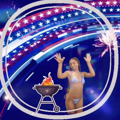 Labor Day Fireworks GIF by The3Flamingos