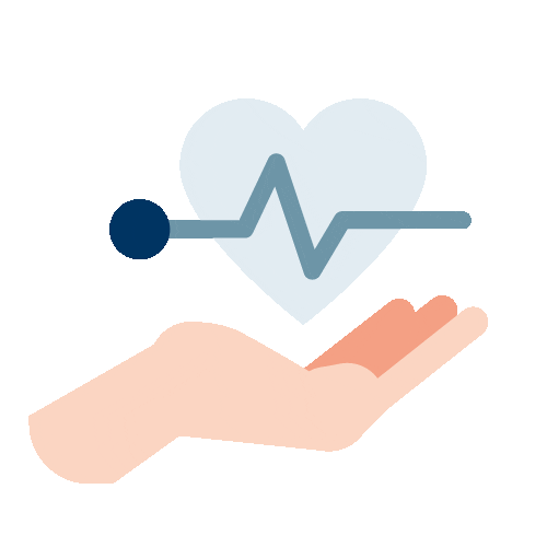 Heartbeat Sticker by NÜRNBERGER Versicherung