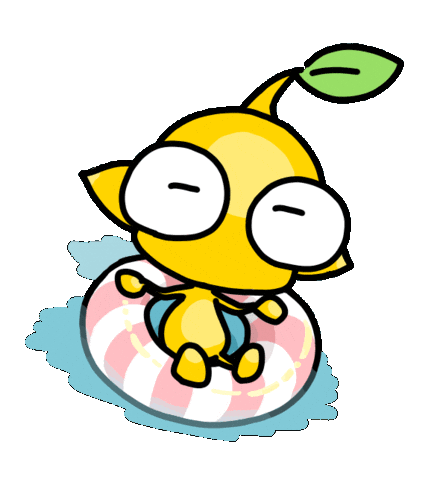 Yellow Pikmin Sticker by akari_tatata