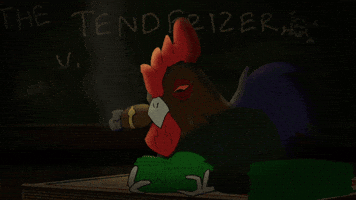 Chicken Eye Roll GIF