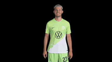 Happy Jonas Wind GIF by VfL Wolfsburg