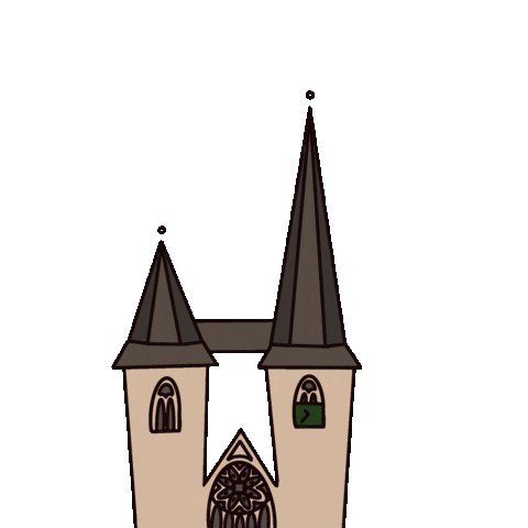 Clock Dom Sticker by stadt_halberstadt