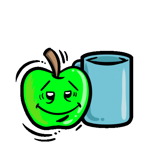 Tired Coffee Sticker by Apfel essen nicht vergessen