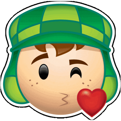 El Chavo Kiss Sticker by Grupo Chespirito