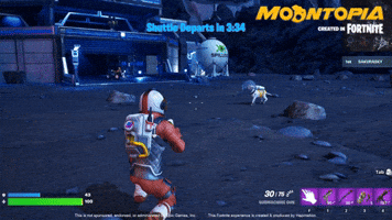 Meeting  Lunar the dog on Moontopia