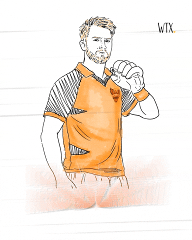 Sunrisers Hyderabad Cricket GIF by WTXINDIA