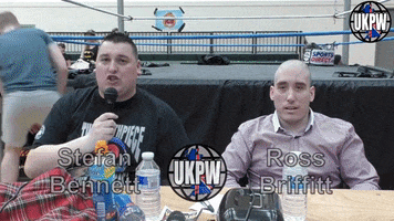 Commentary Mouthpiece GIF by United Kingdom Pro Wrestling