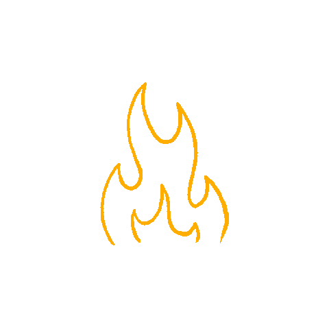 Fire Flame Sticker by Flammekaster