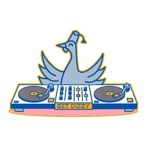 Eat Orange County Sticker by Dizzy Bird