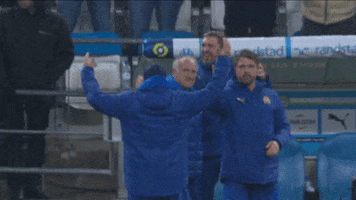 Happy Football GIF by Olympique de Marseille