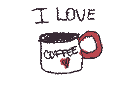 Coffee Cup Sticker