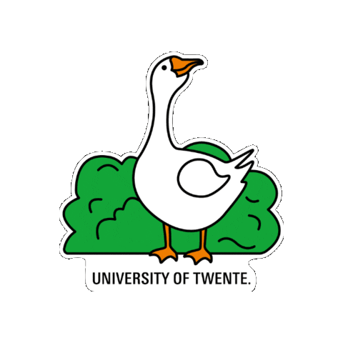 Goose Geese Sticker by University of Twente