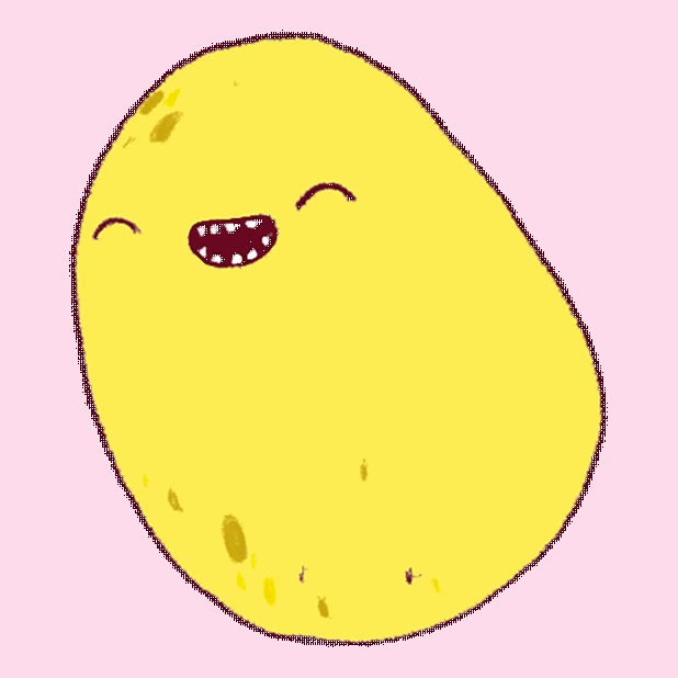 Happy Potato GIF by Alice Socal Find & Share on GIPHY