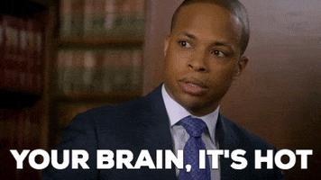 your brain its hot flirting GIF by ABC Network