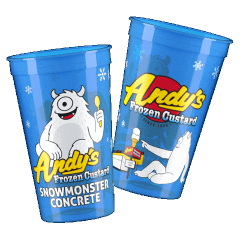 Ice Cream Concrete Sticker by Andy's Frozen Custard