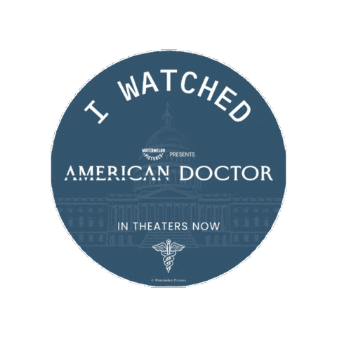 American Doctor Film Watermelonpictures Wp W Ad Sticker by watermelonpictures