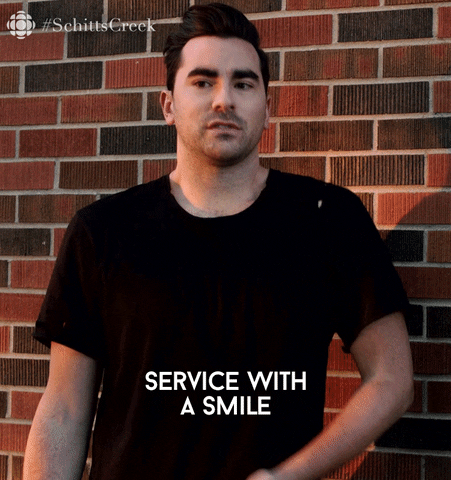Service With A Smile GIFs - Get the best GIF on GIPHY