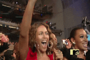 beyonce cheering GIF
