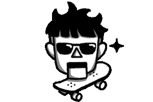 Skateboard Sticker