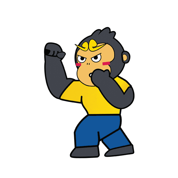 Activechimpbodycombat Sticker by The Active Chimp