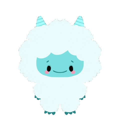 Yeti Sticker by Elen Lescoat