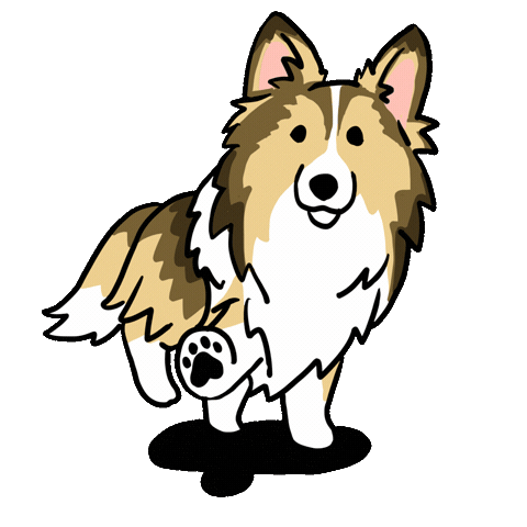 Dog Walking Sticker by うちクリ