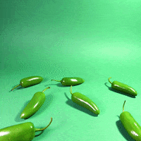 spicy peppers candle GIF by Evan Hilton
