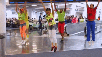 miami international airport dancing GIF