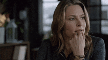 Confused Jill Wagner GIF by Hallmark Mystery
