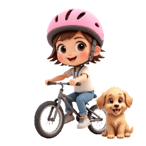 Boys Girls Cute Puppy Sticker