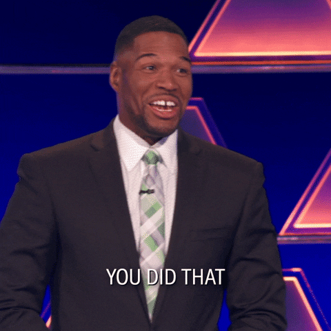 Michael Strahan Wow GIF by ABC Network