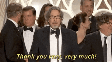 thank you very very much GIF by Golden Globes