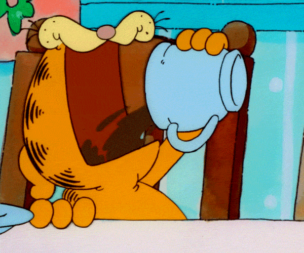 Tired Coffee Day GIF by Garfield - Find & Share on GIPHY