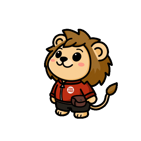 Lion Kenny Sticker by KenShop SG