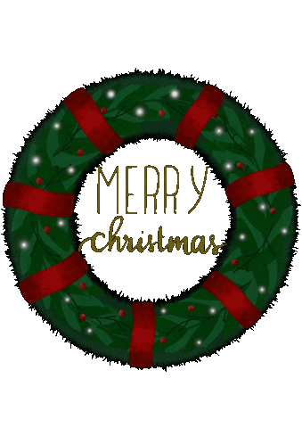 Shining Merry Christmas Sticker