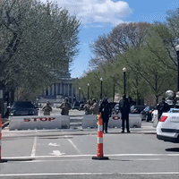 National Guard Troops Patrol US Capitol After Fatal Security Incident