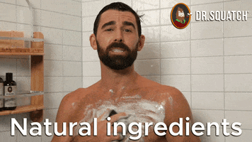 Shower Get Clean GIF by DrSquatchSoapCo